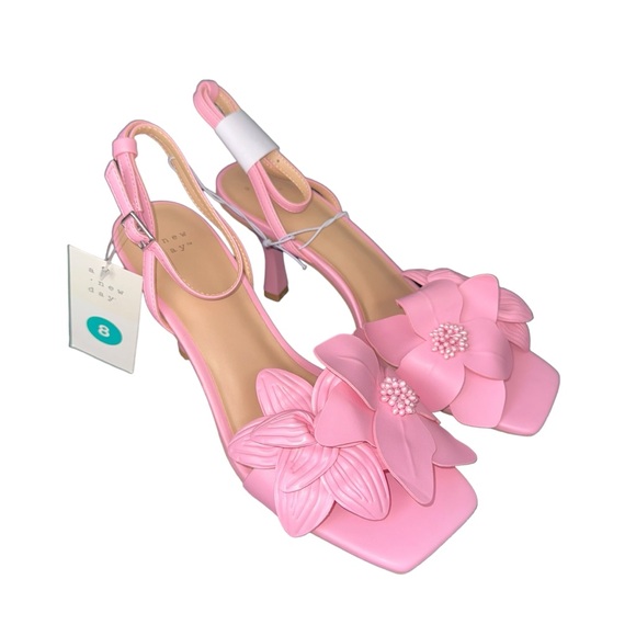 a new day Shoes - NWT A new day Women's Antonette Heels pink sandals size 8